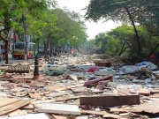 Th&aacute;o dỡ 400 ki ốt tạm tại khu vực Ng&atilde; Tư Sở