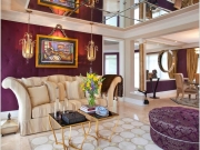 Sử dụng gương cho không gian phòng khách nhỏ